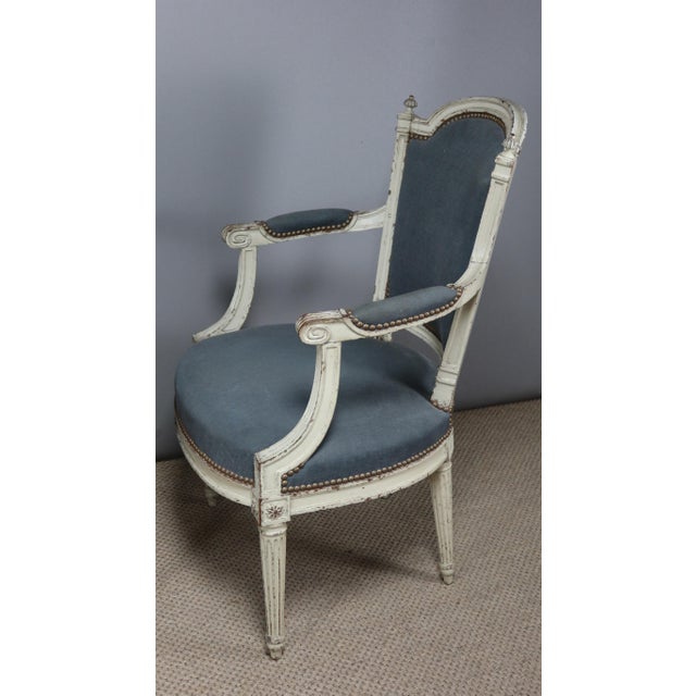 Louis XVI Armchairs, Set of 3 For Sale - Image 10 of 16