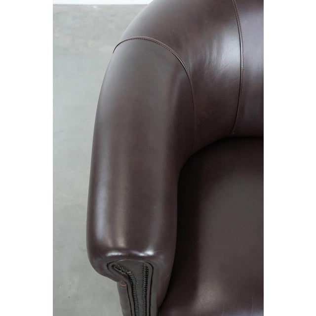 Animal Skin Club Chair in Cowhide Leather For Sale - Image 7 of 14