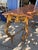 Antique Gilt Italian Marble Top Console Table Serpentine Front For Sale - Image 4 of 8