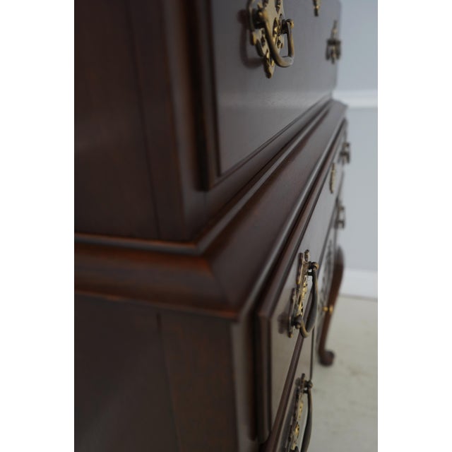 Drexel Heritage 18th C. Mahogany Highboy For Sale - Image 15 of 18