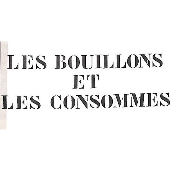 Traditional "Le Livre Des Soupes" Book 1967 Howe, Robin For Sale - Image 3 of 8