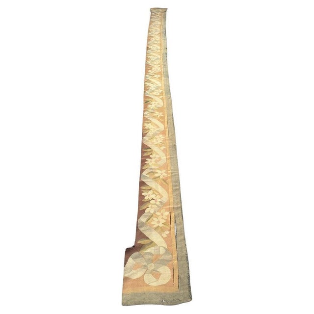 Antique French Aubusson Tapestry Border Fragment, 1890s For Sale - Image 18 of 18