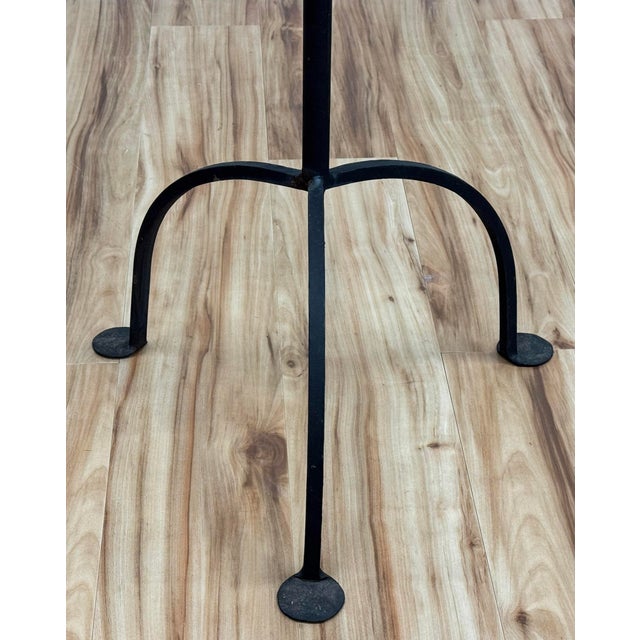 Tall Vintage Wrought Iron Floor Candelabra Candle Stand For Sale In Kansas City - Image 6 of 6