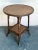 Coffee Vintage Boho Burnt Bamboo Side Table For Sale - Image 8 of 12