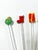 Figurative Christmas Swizzle Sticks Stirs, Blown Glass With Original Box - Set of 6 For Sale - Image 3 of 9