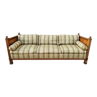 Mid-Century Modern Baker Furniture Long Sofa For Sale