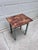 Rustic 1920s Primitive Table With Rustic Top and Blue Legs For Sale - Image 3 of 4