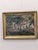 This 19th Century French Impressionist Painting on a wood panel, has a dedication and signature in the lower right corner.