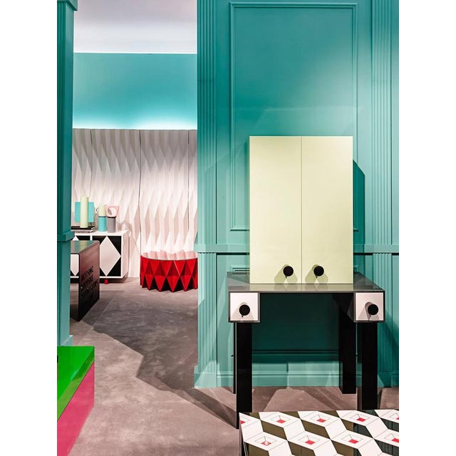 Contemporary Ernest Cabinet in Powder-Coated Aluminum by Altreforme For Sale - Image 3 of 8