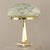 Art Deco Brass Table Lamp with Mottled Glass Shade by Geb Kunstglas, Berlin, 1925 For Sale - Image 12 of 15