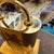 Wood 1970s Mid-Century Modern Lacquered Wood and Gilt Metal Italian Table Lamp For Sale - Image 7 of 10
