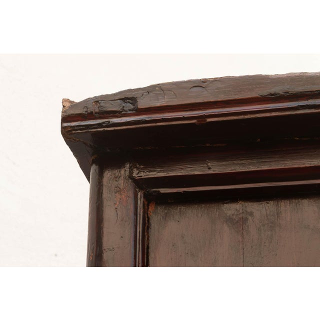 19th Century 19th Century Chinese Painted & Lacquered Armoire For Sale - Image 5 of 11
