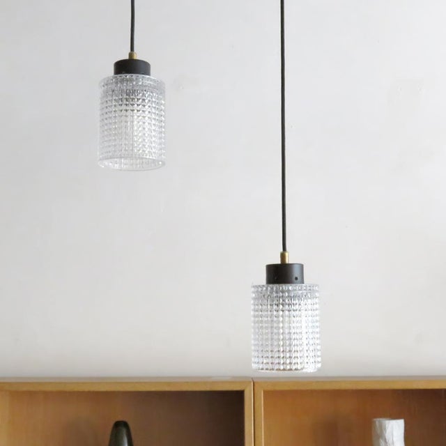 Carl Fagerlund Carl Fagerlund for Orrefors Pendant Lights, 1960 For Sale - Image 4 of 8