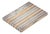 Gold and Silver Cigarette Case with Highlighted Bands For Sale