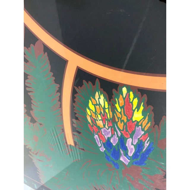 Rick Hills Serigraph Vancouver Tropical Print For Sale - Image 10 of 12