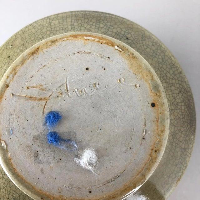 Abstract Ceramic Studio Pottery Can with Lid by Wendelin Stahl, Germany, 1970s For Sale - Image 18 of 18