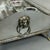 Antique Inkwell Writing Desk in Silver Plated Metal from Leoni W.T. & Co For Sale - Image 9 of 14