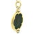 1980s Vintage 18k Gold Ancient Coin Diamond & Sapphire Pendant For Sale - Image 5 of 10