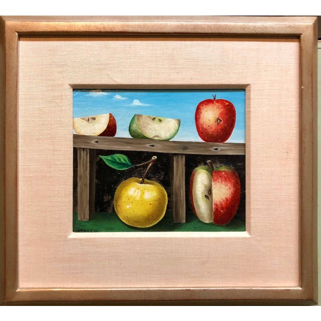 size uncludes frame. Lucien Mathelin, born in 1905 in Binche, A province of Hainaut, in Wallonia, Belgium, and died in...