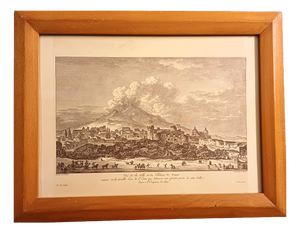Louis Despréz, The Castle and the City of Catania, Etching