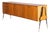 Italian Sideboard in Wood with Glass and Bronze by Silvio Cavatorta, 1950 For Sale