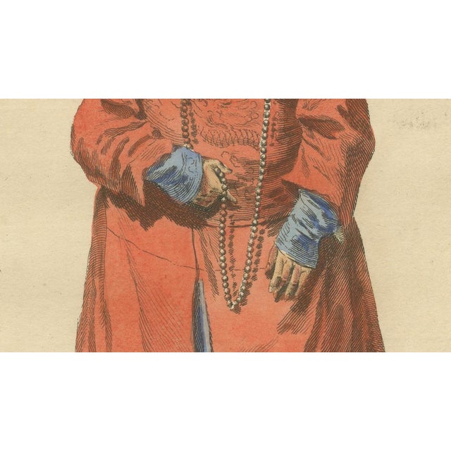 Mid 18th Century Jefferys, Chinese Mandarin Official in Light Summer Robes, 1749, Print For Sale - Image 5 of 9