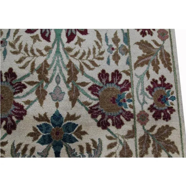 Traditional Handwoven Spanish Style Area Rug 6'0" X 8'8" For Sale - Image 3 of 11