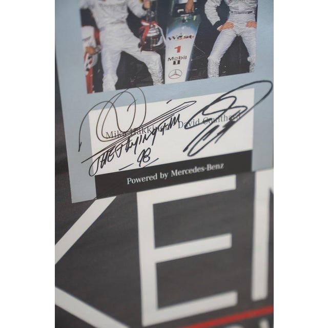 West McLaren Mercedes FIA Formula 1 Poster, 1998 For Sale - Image 9 of 14