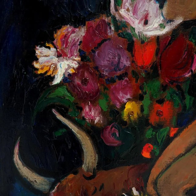 Theo Van Der Horst, Composition, 1970s, Oil on Canvas For Sale - Image 6 of 10