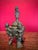 Inkwell Desk in Patinated Bronze with Lid, 1800s For Sale - Image 3 of 8