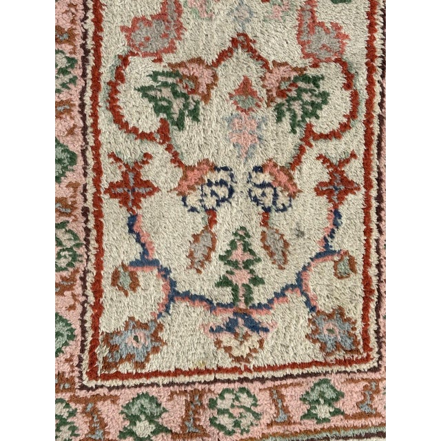 Antique Moroccan Oushak Style Rug, 1920s For Sale - Image 4 of 17