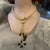 21st Century Vintage Costume Jewelry Gilt Metal Italian Multi Strand Necklace 2 For Sale - Image 6 of 17