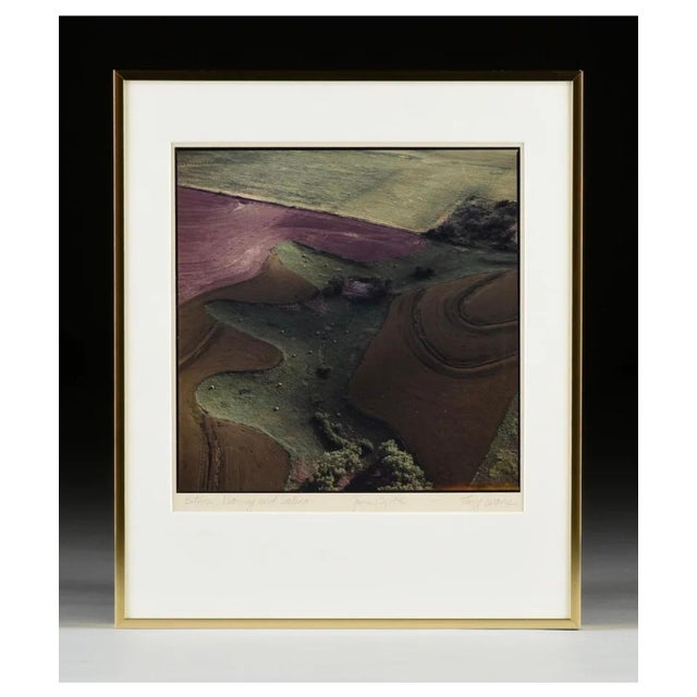 Terry Evans, Vintage Color Abstract Art Landscape Photography Large C Print Photo Terry Evans, 1990 For Sale