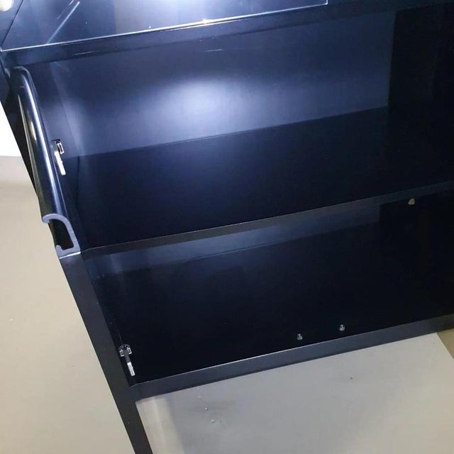 Glass Model Linearsystem Display Cabinet by Rodolfo Bonetto for Bellato Italy, 1960s For Sale - Image 6 of 8