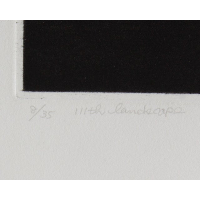1979 “111th Landscape” Mezzotint Print by Kazuhisa Honda For Sale - Image 4 of 6
