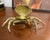 Vintage Articulated Brass Crab Ashtray For Sale - Image 4 of 6
