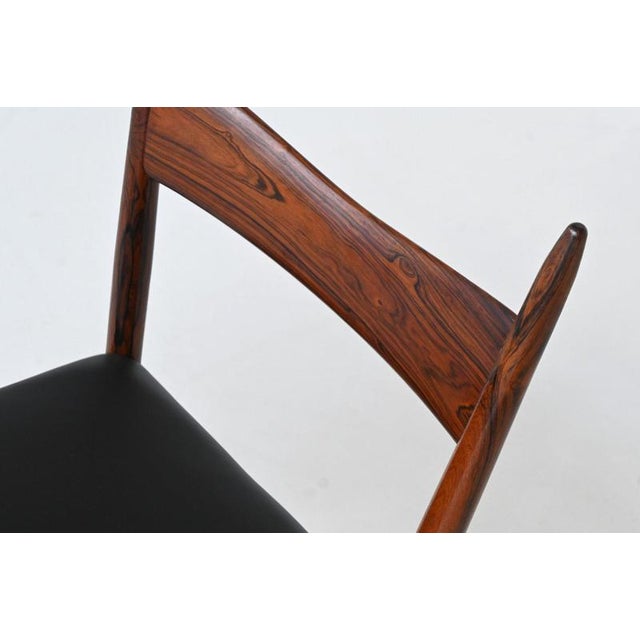 Rosewood Dining Chairs by H. Vestervig Eriksen for Tromborg, Denmark, 1960s, Set of 9 For Sale - Image 15 of 18