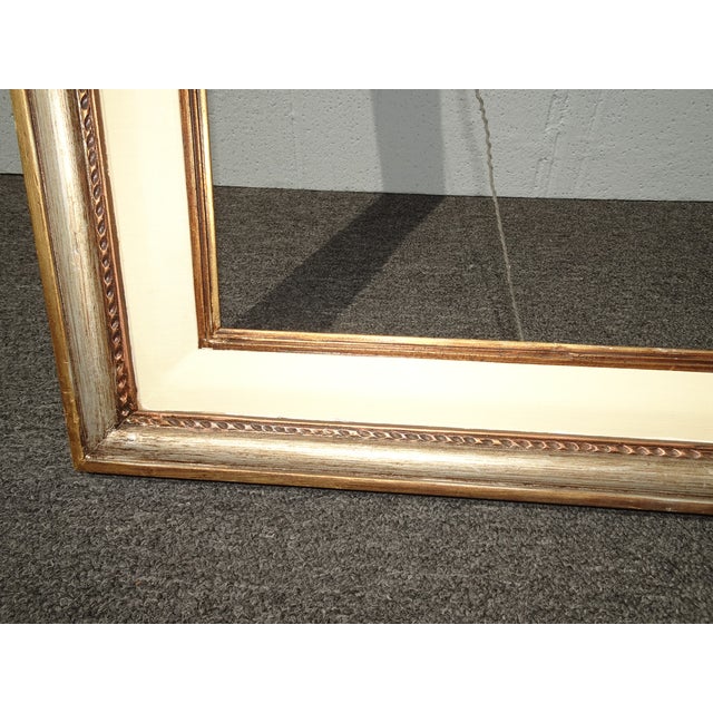 Large Tall 54"Hx31 Vintage French Country Gold Ornate Picture Frame For Sale - Image 11 of 14