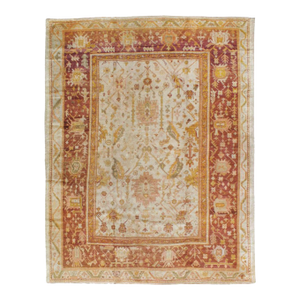 Galerie Shabab Collection Early 20th Century Turkish Oushak Room Size Carpet