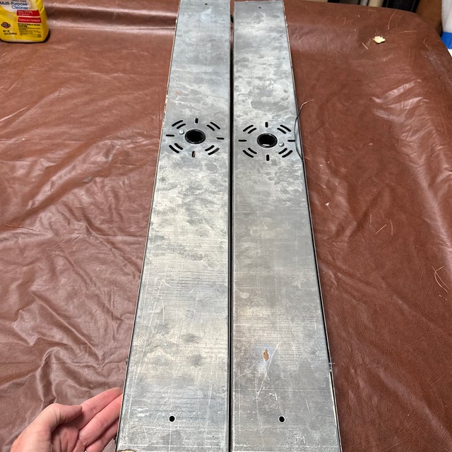 Metal Mid 20th Century Large Art Deco Skyscraper Sconces For Sale - Image 7 of 9