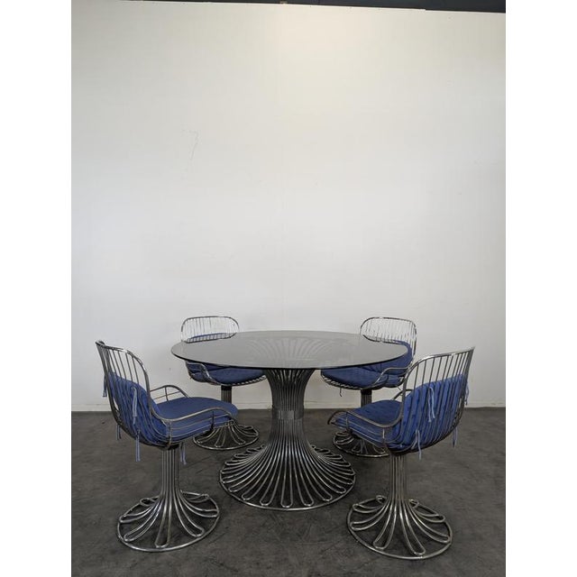Vintage Table and Chairs by Gastone Rinaldi, 1950s, Set of 5 For Sale - Image 12 of 18