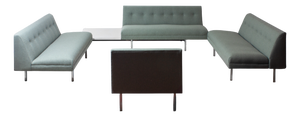 Executive Seating Group by George Nelson Seating for Herman Miller, 1956, Set of 3