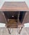 Antique C. 1920 Tudor Revival Walnut Silver / Jewelry / Collector Cabinet For Sale - Image 9 of 12