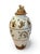 Magnificent Glazed Hand-Painted Pottery Funerary Urn With Foo Dog Finial For Sale - Image 4 of 7