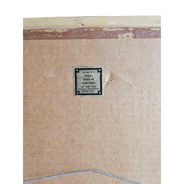 Textile Mid-Century French Still Life Oil Painting by Andre Vignone For Sale - Image 7 of 7
