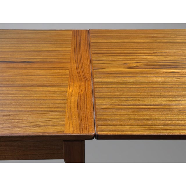 Restored Danish Teak Expanding Draw Leaf Dining Table by Dyrlund For Sale - Image 9 of 12