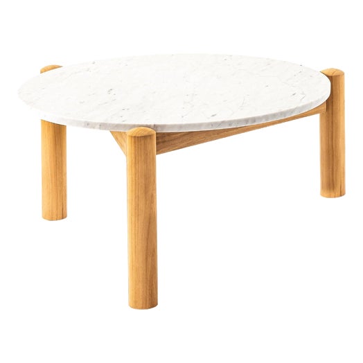Marble Center Table with Interchangeable Top by Charlotte Perriand for Cassina For Sale