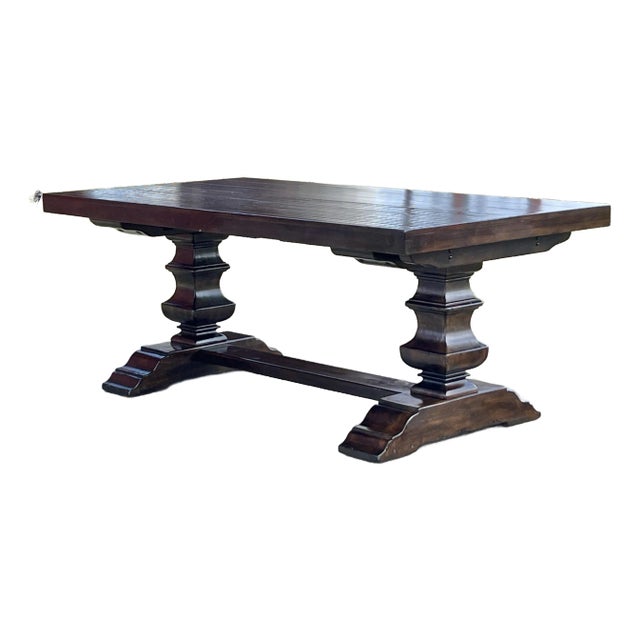 Pottery Barn Banks Extending Dining Table For Sale