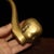 Metal Vintage Brass Child's Head Tobacco Pipe – Figural Opium Pipe For Sale - Image 7 of 9