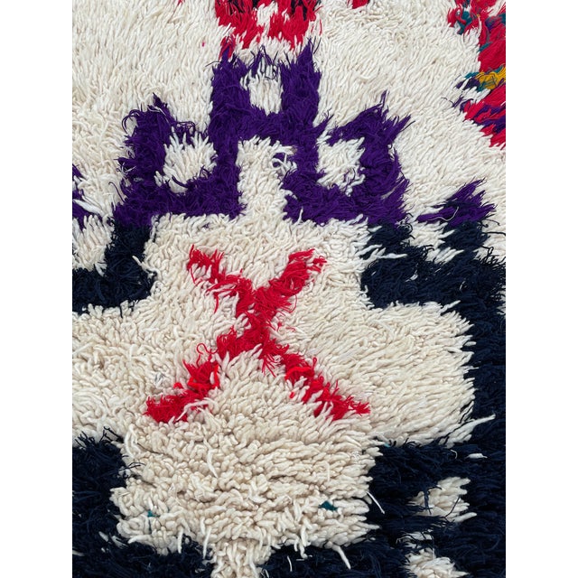 1980s 1980s Antique Genuine Berber Wool Rug, 1980's For Sale - Image 5 of 12